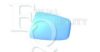 PEUGE 815204 Housing, outside mirror